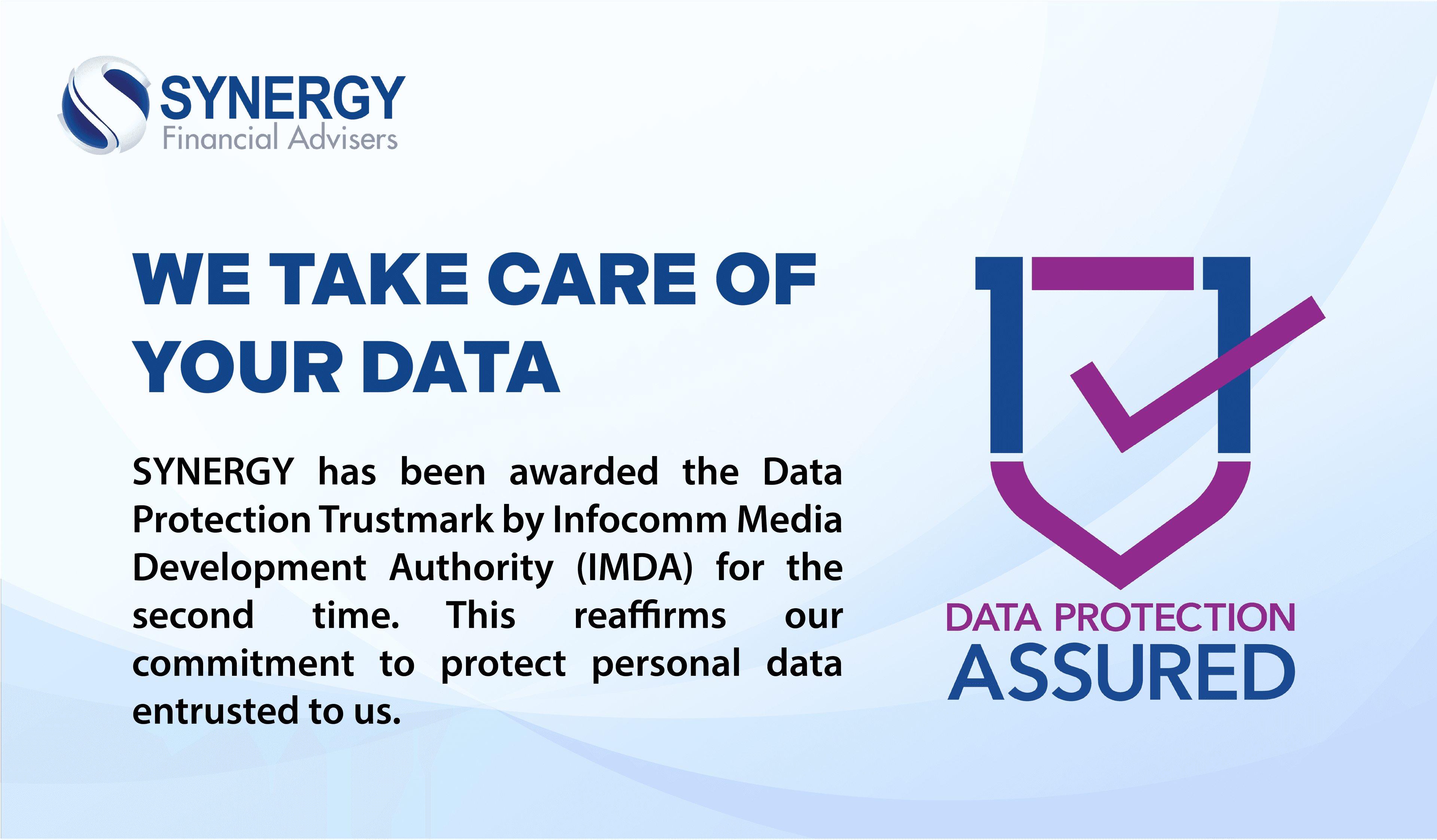 SYNERGY Awarded the Data Protection Trustmark Certification for the Second Time